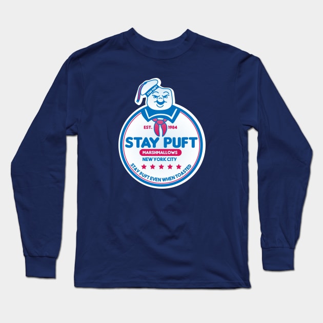 Stay Puft Marshmallows Long Sleeve T-Shirt by carloj1956